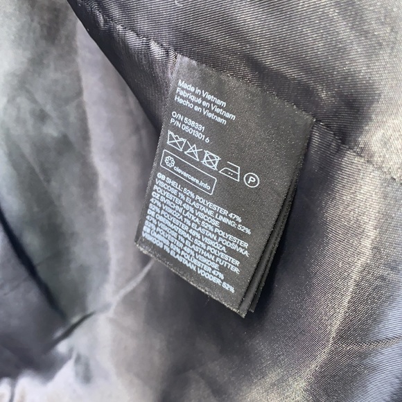 H&M patterned fitted open 3/4 sleeve blazer size 8 - Picture 5 of 6